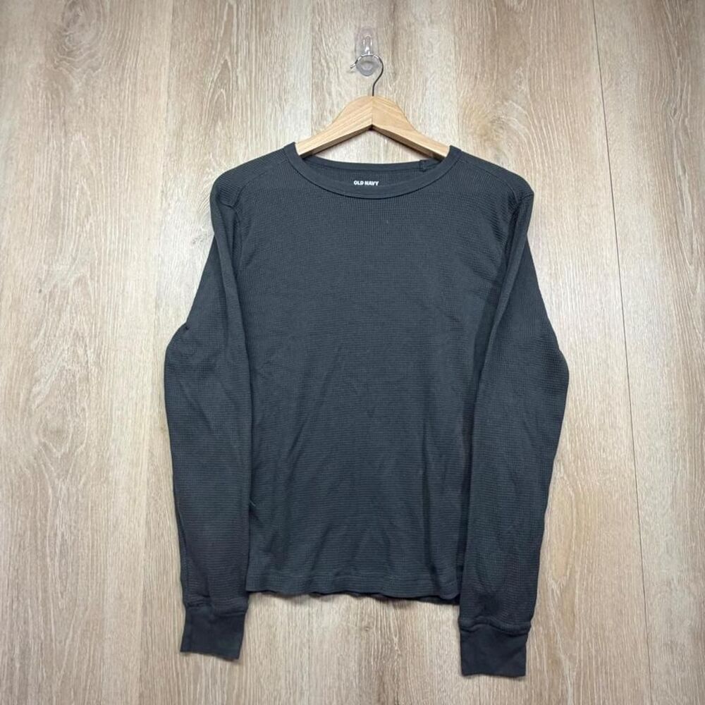 Old-navy Men's Black and Grey Shirt
